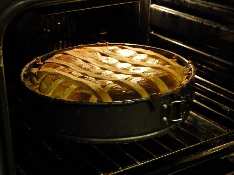 La pastiera nel forno