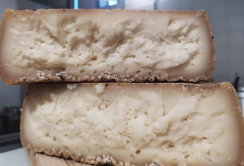 Il pecorino stagionato del caseificio